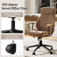 Chaise de bureau pivotante à haut dossier Oswina-208485941