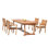 Mas Outdoor 5 - Piece Teak Dining Set