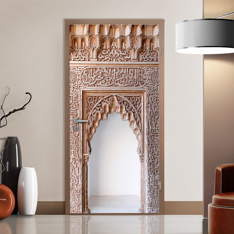 Abstract Door Decal, 1 Pack
