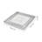 8" Square Led Rainfall Shower Head Led 7 Color Changing Thin Top Sprayer