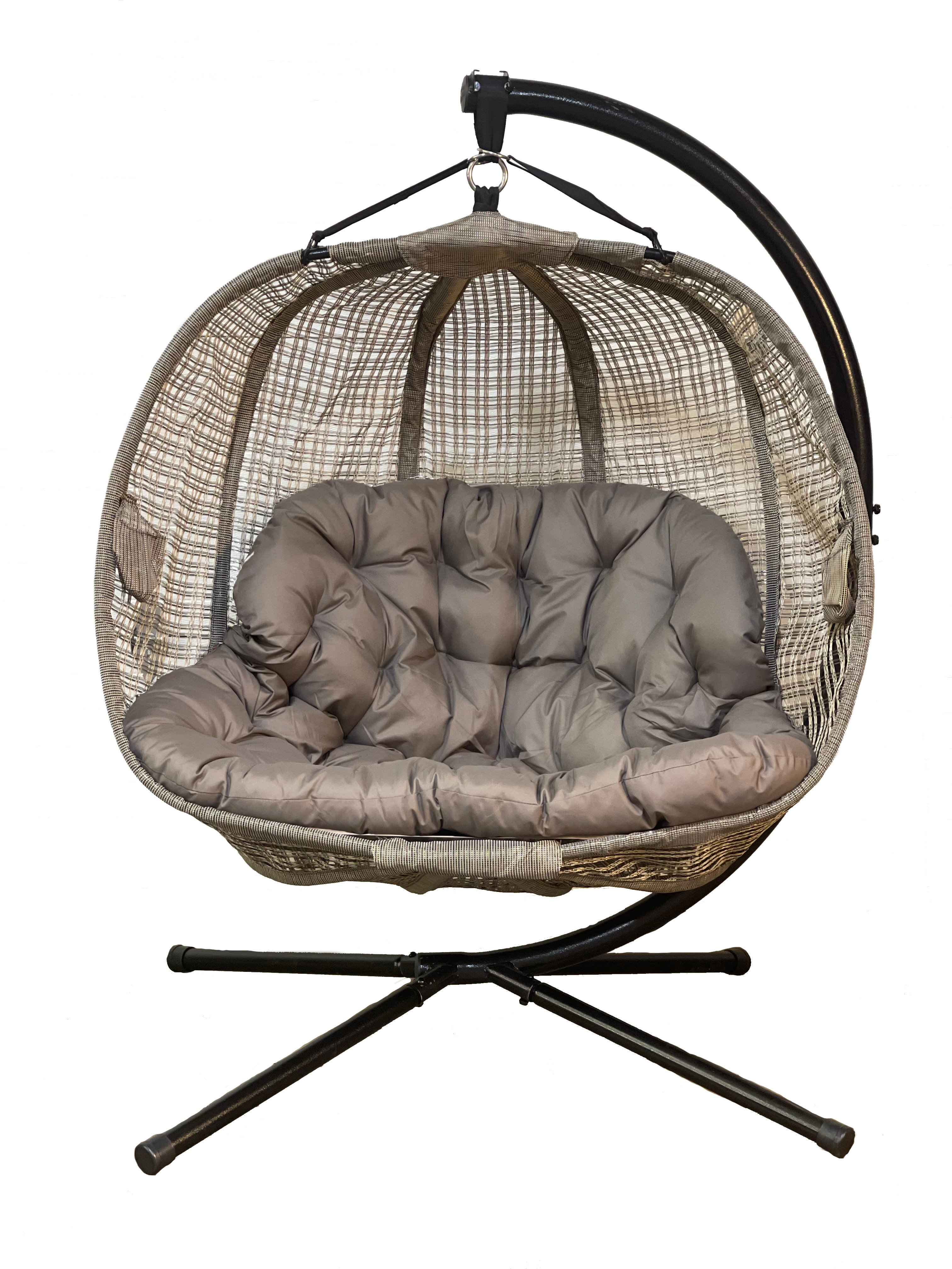 Dakota Fields Danyelle 2 Person Egg Chair | Wayfair