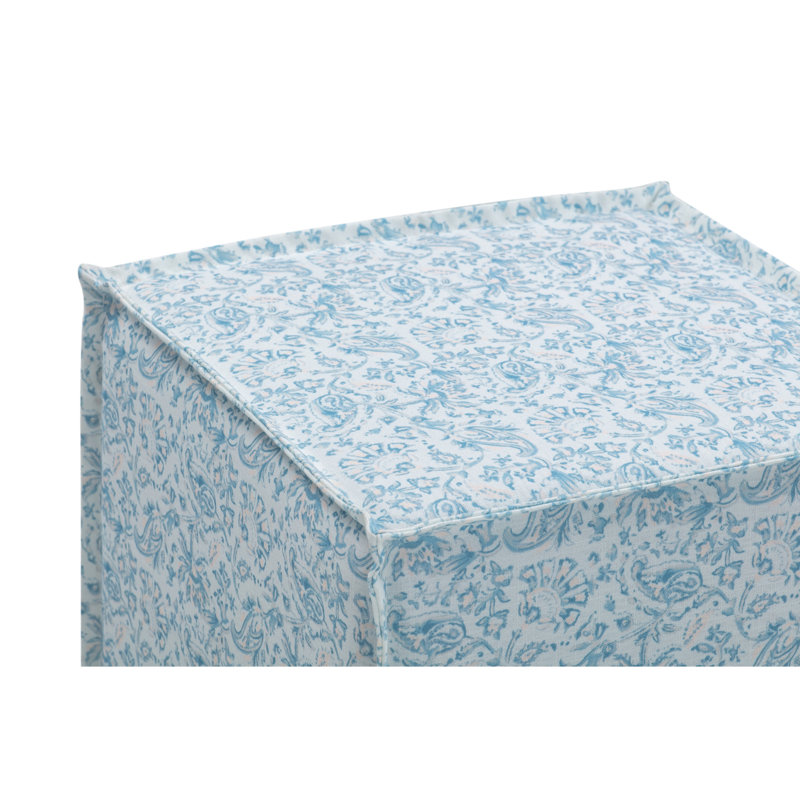 Repose-pieds Elegance Annaleigh, 100% lin Inde