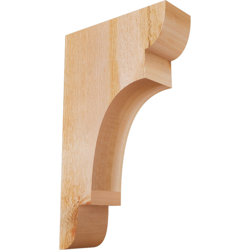 New Brighton Corbel, H 20 po x l 4 po x P 12 po, Cèdre rouge, Sciage brut