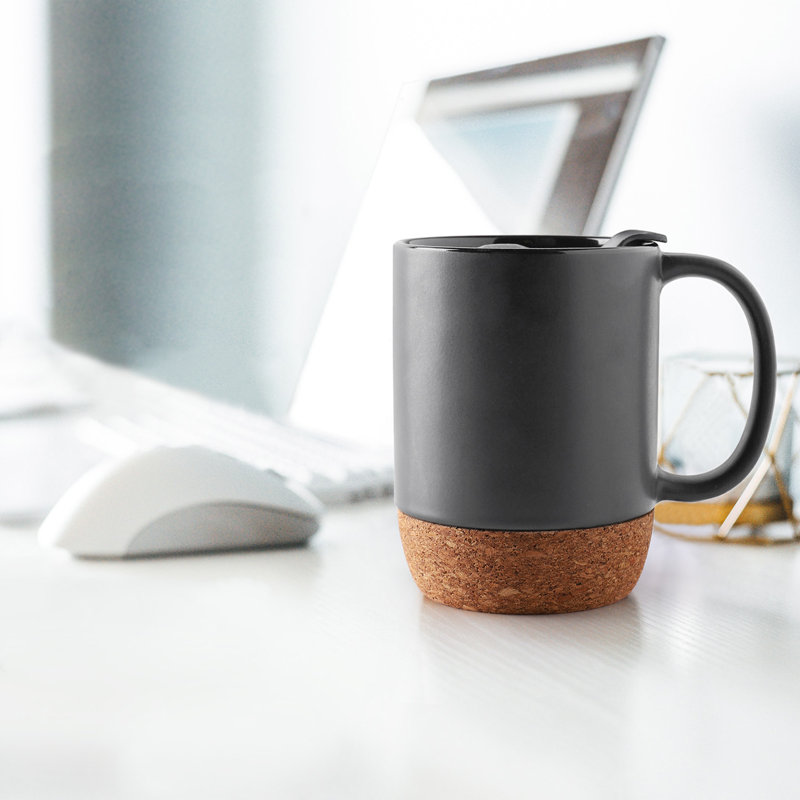 Stoneware Coffee Mug, Gray