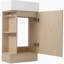 Ensemble de meuble-lavabo simple 18,60 po avec plateau en céramique Evelina-666723675