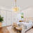 9-Light Modern Artistic Glass Bubble Chandelier-893105197