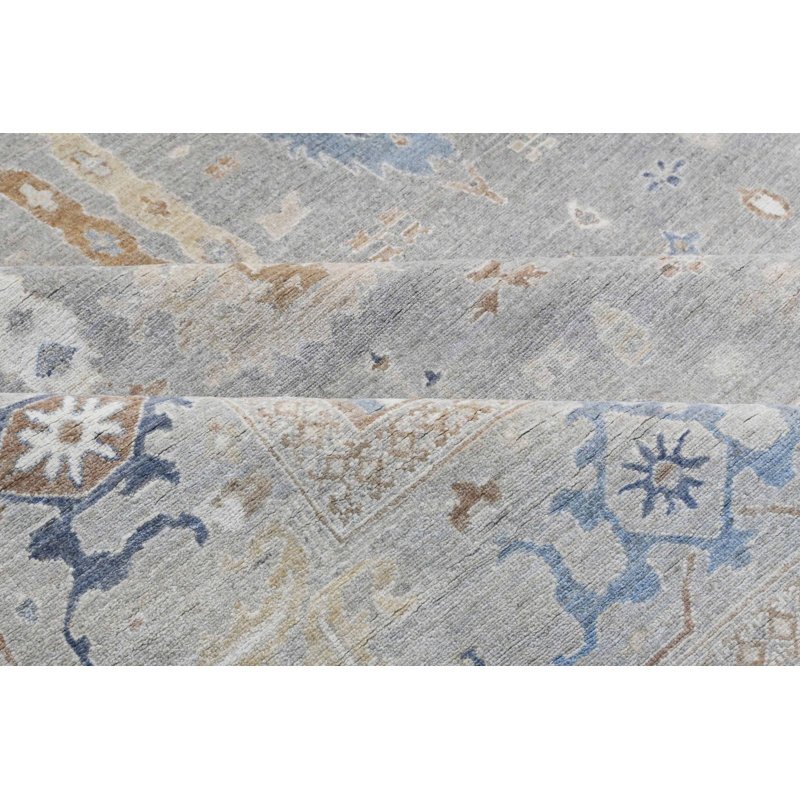 Oushak Hand Knotted Wool Oriental Area Rug