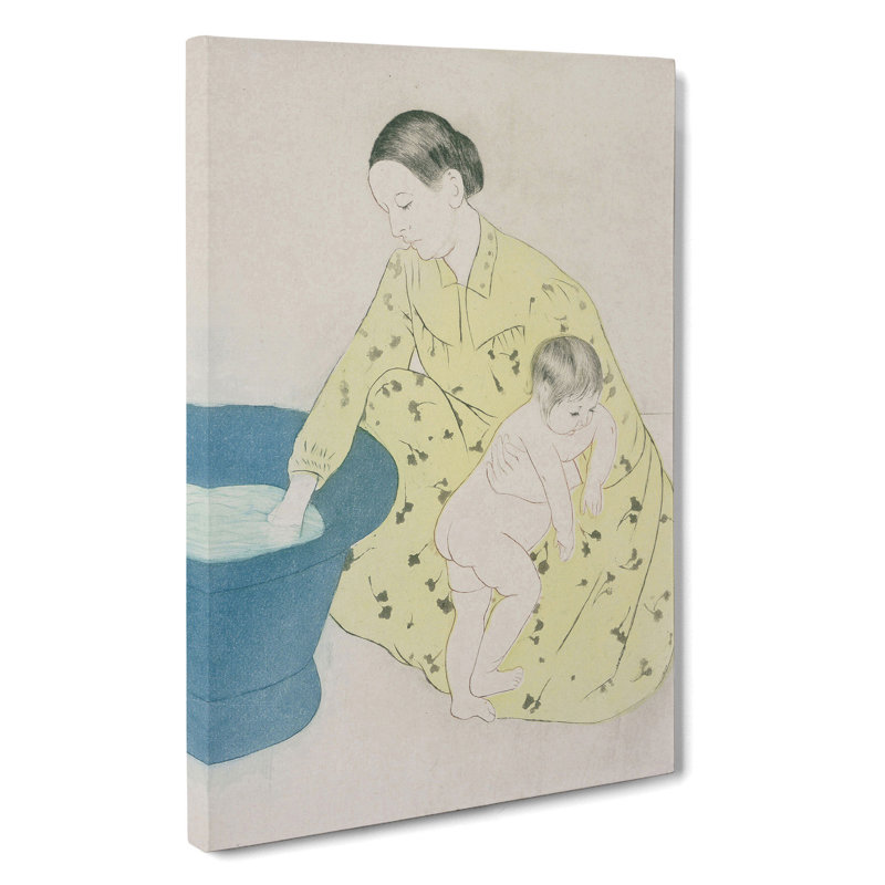 The Bath by Mary Cassatt - Wrapped Canvas Painting, 60cm H x 40cm W x 3cm D