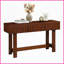 Table basse de 52 pouces style Mid-Century Farmhouse avec tiroirs de rangement, pieds en bois massif faciles à nettoyer pour le couloir du salon-1291207992