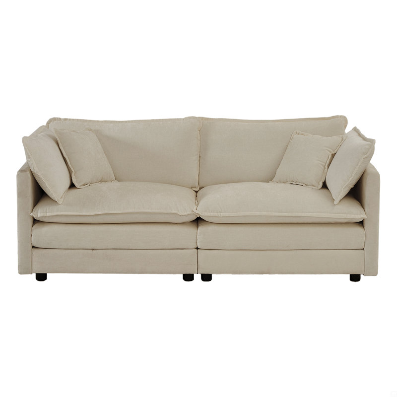 Chenille Modular Sectional Sofa