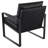 Rosalind Upholstered Track Arm Accent Chair Black-1890777990