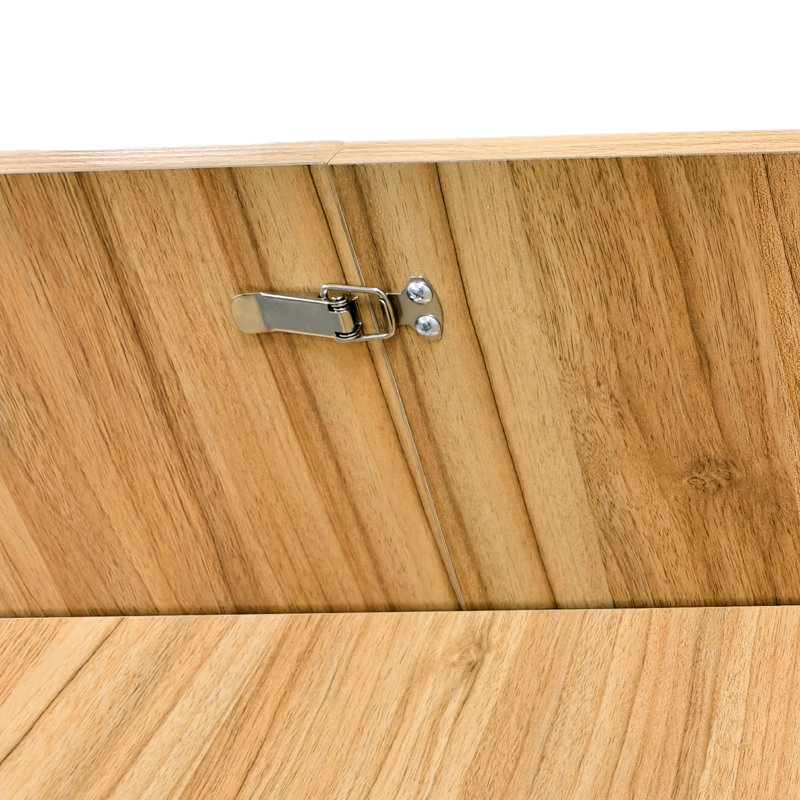Table de salle à manger extensible réglable de 140 à 181 cm (55,11 à 71,24 po) avec design arqué, couleur naturelle, haute qualité, capacité de 100 kg (220 lb), style contemporain pour salon, peut accueillir de 4 à 6 personnes.