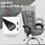 Chaise de bureau Vinsetto Vibration Massage