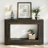 Dark Gray Frame Console Table With Open Base For Loft Entryways-121583661