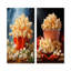 Carnival Kernels Bright Pop Corn Fiesta I - ensemble d'art mural sur toile Popcorn-102576364-102576366