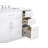 Tremolo 42" Single Bathroom Vanity With Engineered Marble Top-236984517-253514270