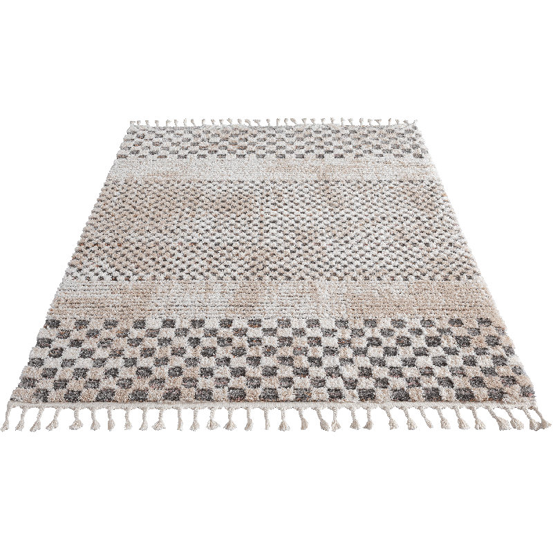 Shoemaker Checkered Pattern Area Rug, Rectangle 80 x 150cm