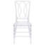 Chaise empilable transparente Wintour