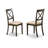 5 Piece Dining Room Table Set Includes a Rectangle Kitchen Table with Butterfly Leaf and 4 Linen Fabric Dining Chairs, Cappuccino-73849084