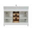 Meuble-lavabo simple 48 po en bois massif avec plateau en marbre d'ingénierie de 1 po-1561752485