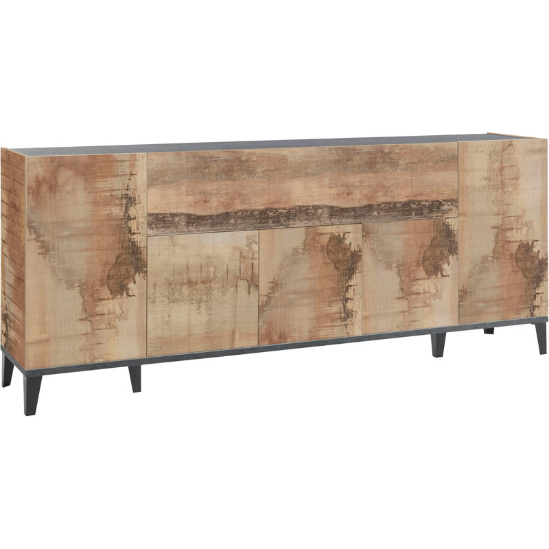 Hodapp 200cm Sideboard, Maple Pereira/Slate