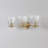  24-in 3 -light Matte Gold Modern Vanity Light