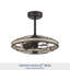 Ventilateur de plafond à 3 pales de 22 po avec télécommande et ensemble d'éclairage inclus Eliana-Lucia-66915828