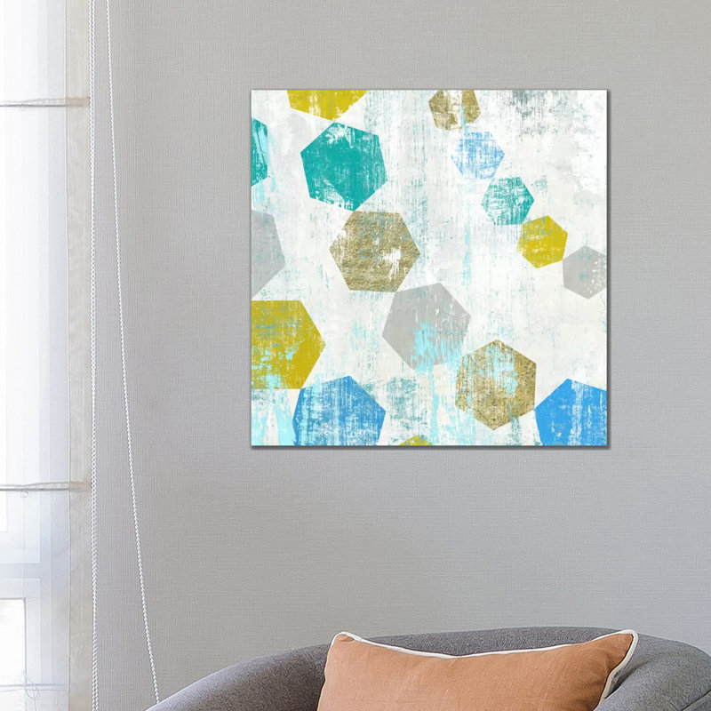 Hexagon III by Edward Selkirk - Wrapped Canvas Print, 66.04 cm H x 66.04 cm W x 3.175 cm D