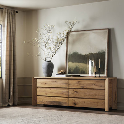 Jaryia 88.5'' W 6 - Drawer Dresser