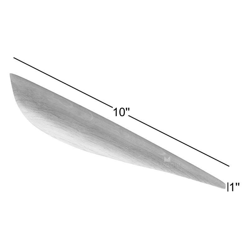 Wave Designer Wood Cabinet Pull, Oak