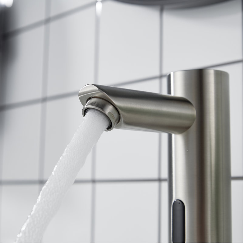Touchless Hands-Free Sensor Bathroom Sink Faucet, Brushed Nickel