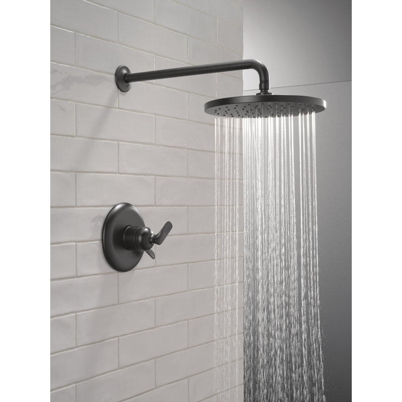 17 Series Shower Trim, Matte Black