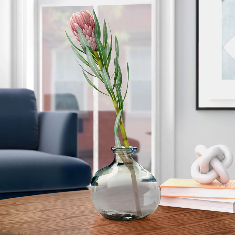 Vase de table Heier, Bleu fumée