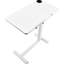 Table d'appoint avec 4 roulettes dissimulées, hauteur réglable, plateau rabattable, porte-gobelet, portable, idéale pour la maison, le bureau ou la salle d'étude. Plateau blanc inclinable de 0 à 60°. Grande surface spacieuse avec bords antidérapants et roulettes pivotantes.