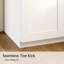 Armoire de cuisine modulaire quatre pièces avec rangement solide