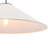 Modern 1-Light Large Fabric Cone Pendant Light