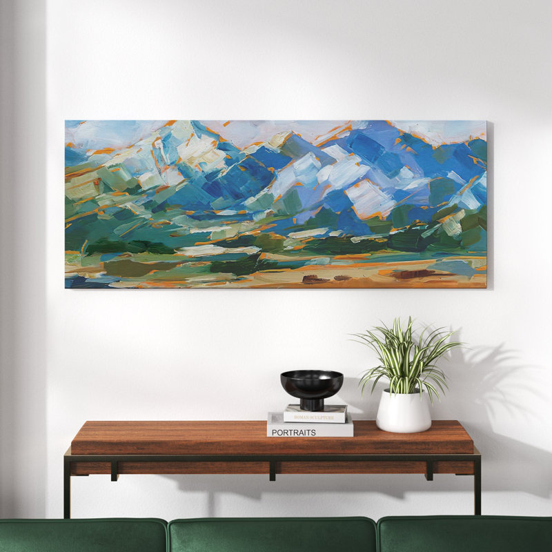 Blue Mountain Peaks II sur impression sur toile, H 24 po x l 60 po x P 1,5 po