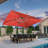 Hokku Designs 10' X 13' Rectangle Cantilever Umbrella with Steel Plate Base-1490949057