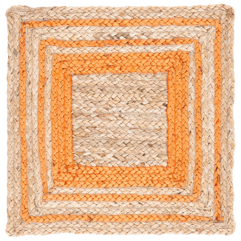 Gatti Natural Fiber Hand Woven Jute Rug, Square 6'