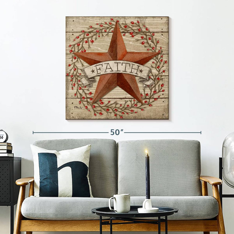 Tergel Barn Star avec baies I, H 30 po x l 30 po