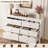 Modern Fluted 6 Drawer Dresser-1141658671