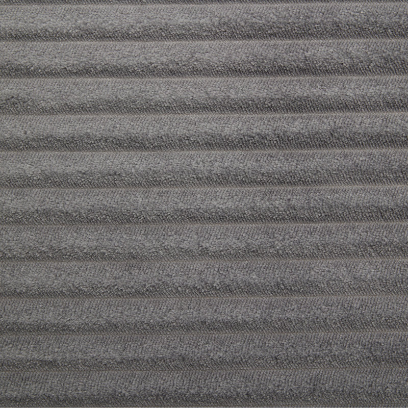 Canapé rembourré Corduroy, Gris