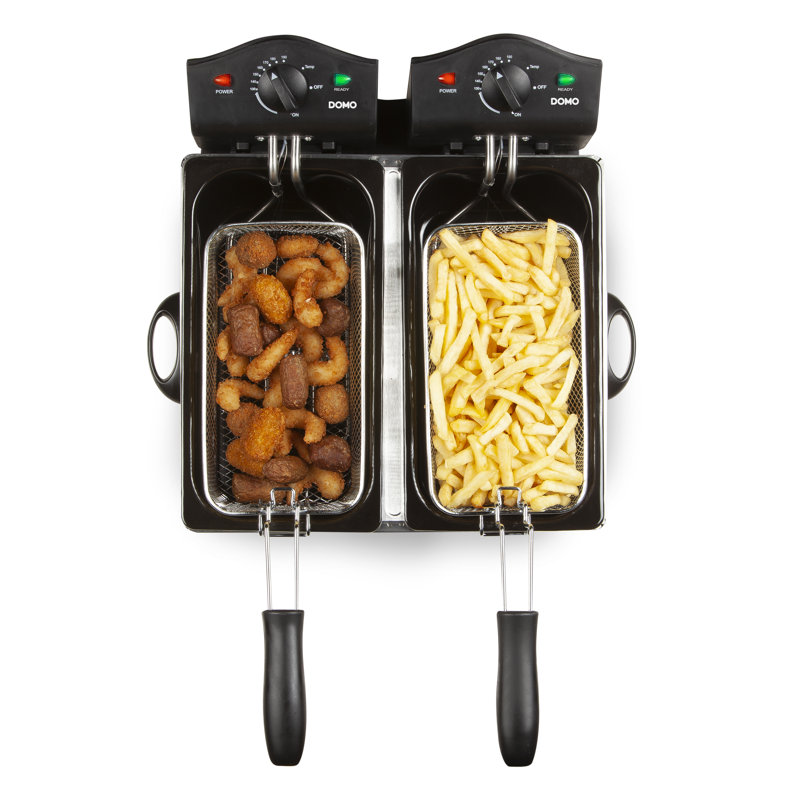 Domo 3500W 6 2 Basket Deep Fryer Accessory