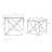 Nishank Glass Top Cross Legs Nest Of Tables