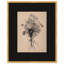 «Delicate Graphite Bouquet», reproduction d'art sur toile par Art Remedy-118168781-118168785