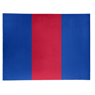 Bleu tissé à plat