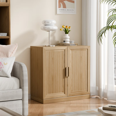 Modern 31" 2-Door Sideboard Storage Cabinet with Adjustable Shelves