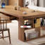 Grande table en bois massif avec tiroirs-862861236