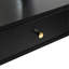 Coiffeuse noire avec miroir et deux tiroirs - espace, bureau de coiffeuse polyvalent 3 lumières noires-963721017