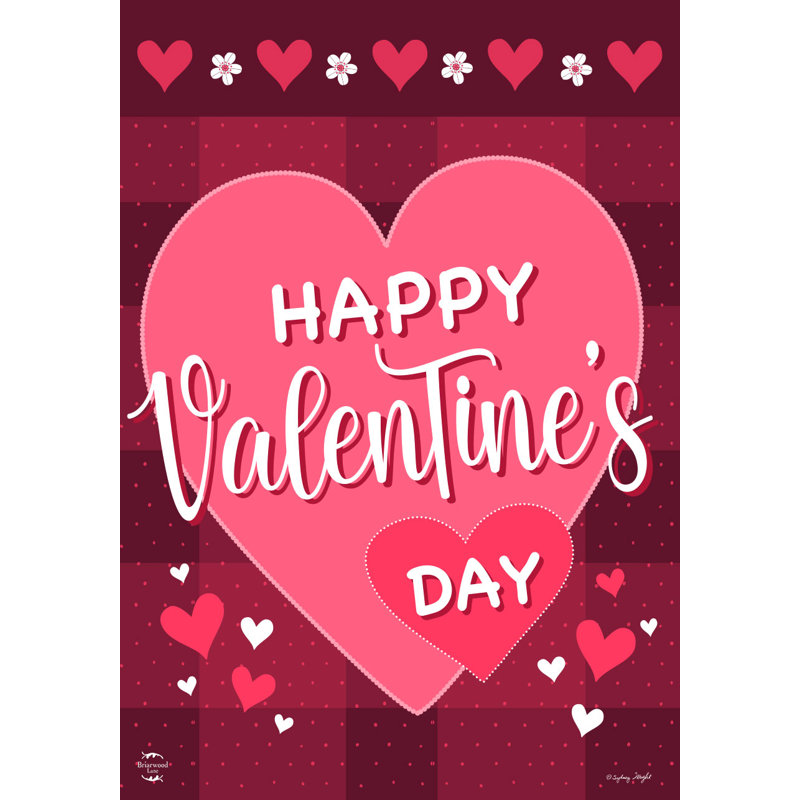 Joyeux Saint-Valentin, drapeau de la maison, Rougeur de la Saint-Valentin